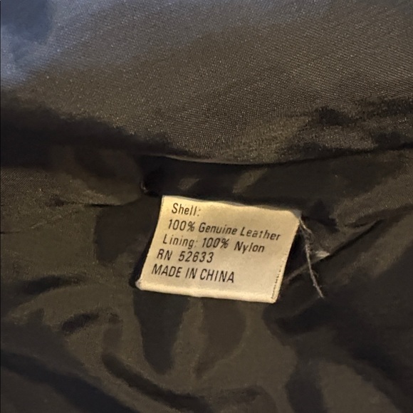 Black Leather Studded Jacket - Picture 7 of 9